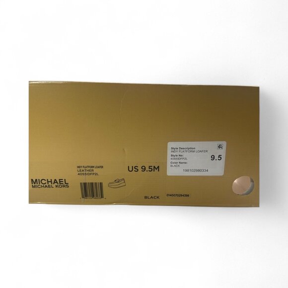 Michael Kors Indy Platform Loafer Pumps Black 9.5 Excellent Condition - Picture 4 of 8